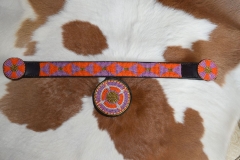 Beaded Browbands with rosettes 013